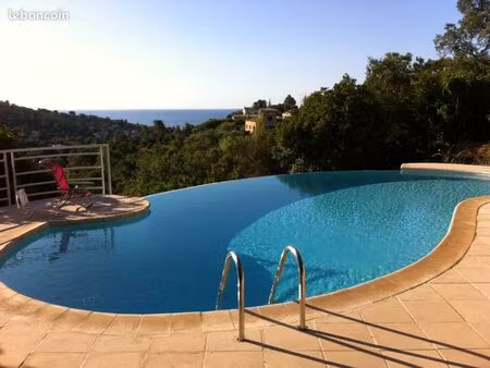 villa avec vue mer imprenable et piscine à débordement