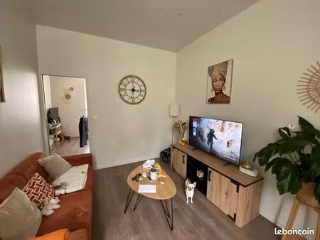 appartement f2 – 48 m² – rez-de-chaussée avec terrasse et jardin – centre-ville
