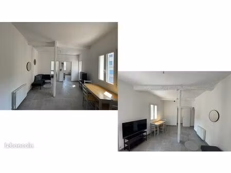 3 pièces meublé rénové centre-ville