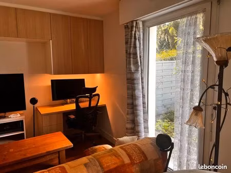 studio meublé 27 m² haut de gamme avec jardin privatif – calme absolu – tout compris