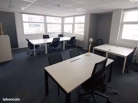 bureau privé à louer pour 5 personnes à massy  stop & work massy