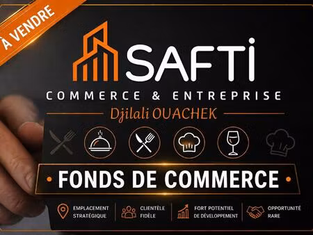 fonds de commerce restaurant de 165m²