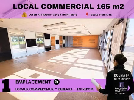 location commerce saint maximin 60740 165m²
