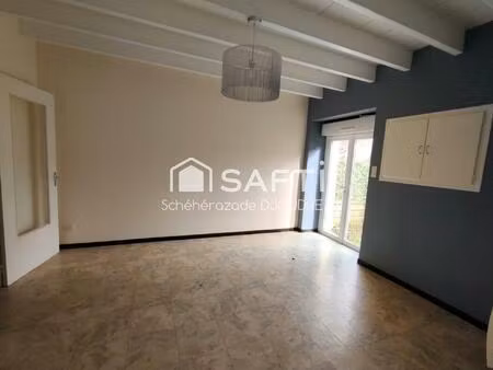 maison de 77m² 4 pieces - jardin - dependance de 70m² sur deux niveaux