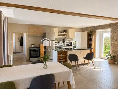 charmante maison de campagne avec dépendance 95 m² – secteur saulges / 53340