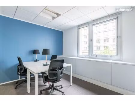 bureau privé à louer pour 2 personnes à paris pont de neuilly 195