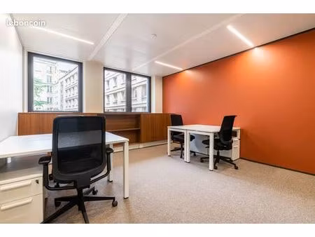 bureau privé à louer pour 5 personnes à signature 185 cdg