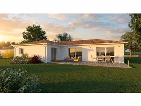 terrain avec maison neuve à vendre