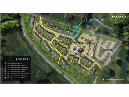 logement meublé sur golf