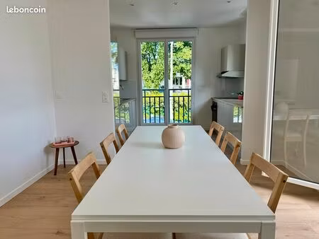 à louer – appartement 4 pièces neuf  meublé  avec terrasse  jardin et parking – neuilly-pl