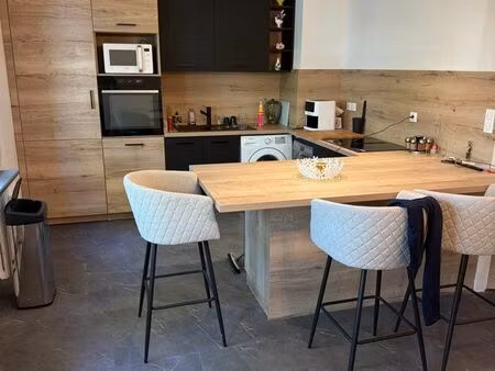 appartement t3 meublé 80 m² – centre-ville privas – lumineux avec balcon