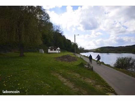 terrain + chalet/annexe - vue meuse -ham-sur-meuse (08600)