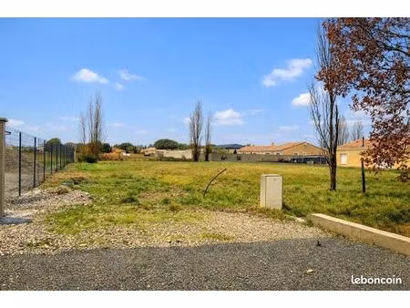terrain constructible 1116 m² entièrement viabilisé plat et prêt à construire à sainte-eul