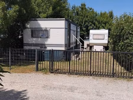 mobil-home  caravane et parcelle
