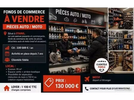 magasin de pièces détachées