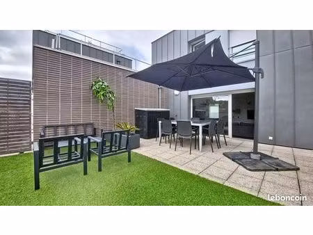 vente duplex 85m² : terrasse 35m² + balcon 19m² - dpe b - 0 travaux - limeil-brévannes
