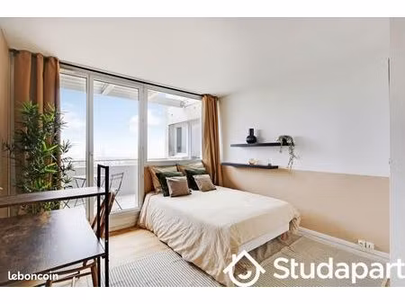 chambre 1 pièce 13 m²