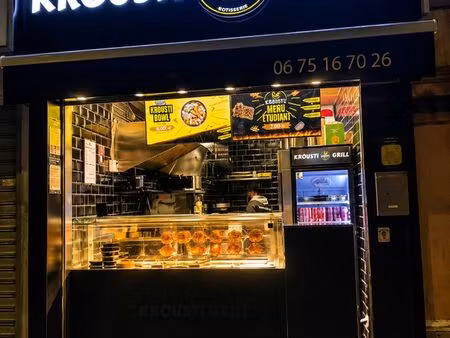 à vendre – fonds de commerce restauration rapide / poulet grillé à emporter – champigny-su