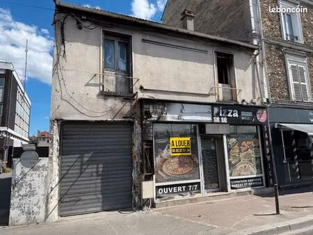 local commercial avec extraction rue de paris villeneuve saint georges