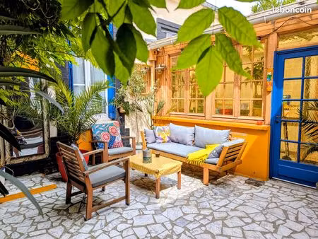 maison de charme avec dépendance et patios  proche gare et tous commerces à pied • plain p