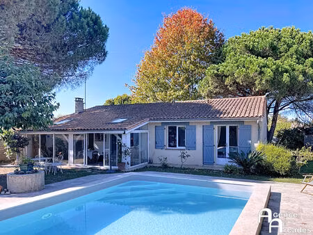 maison de plain pied avec piscine