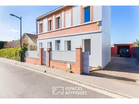 toulousaine et son extension contemporaine avec piscine