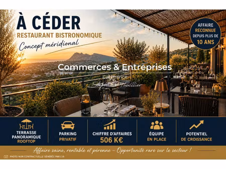 fonds de commerce à vendre plan de cuques 3 pièce(s) 200m2 290 000€