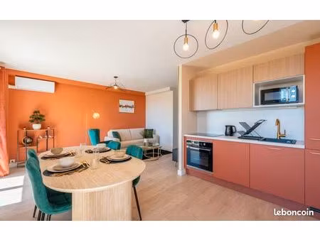t2 meublé avec balcon et parking – annemasse