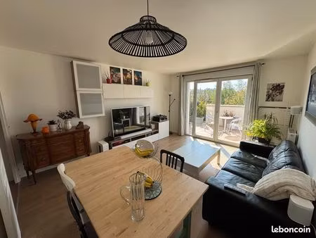duplex t3 64 m² à cambes-en-plaine – terrasse sud-ouest  garage  8 min de caen