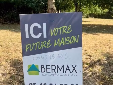 terrain 1 200 m² chaniers