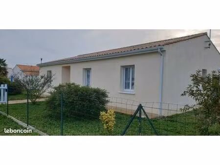 maison plein pied 88m2  modulable avec jardin clos et arboré