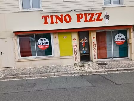 local commercial pizzeria snack à emporter avec appartement