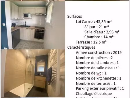 location d'un t2 meublé à aytré (17440)