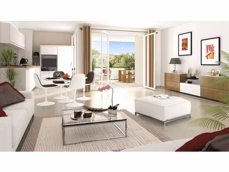 t4 fonctionnel avec beau balcon en hyper-centre d'arès