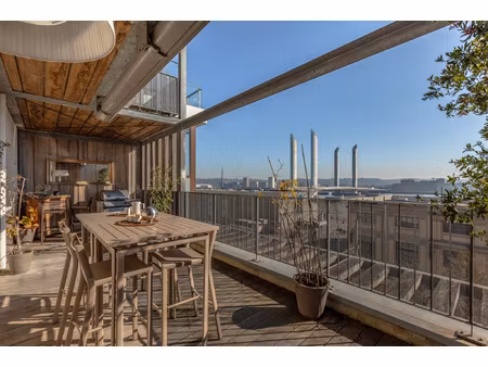 quais de bordeaux - duplex 172m2 au dernier étage vue garonn