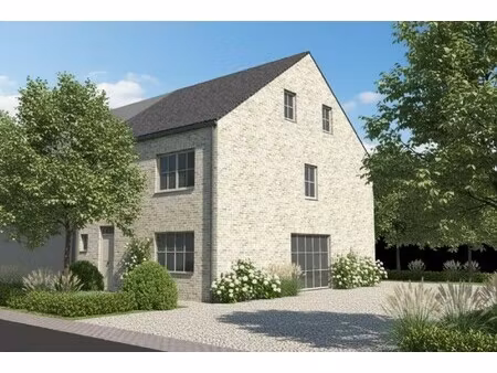 nieuw te bouwen halfopen woning te aalter.