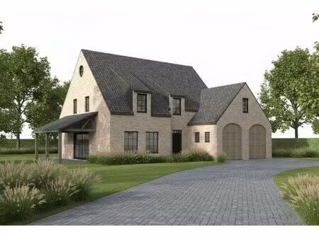 nieuw te bouwen alleenstaande woning te deinze (astene).