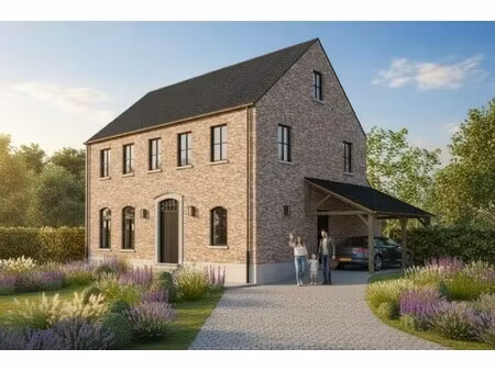nieuw te bouwen alleenstaande woning te knesselare.