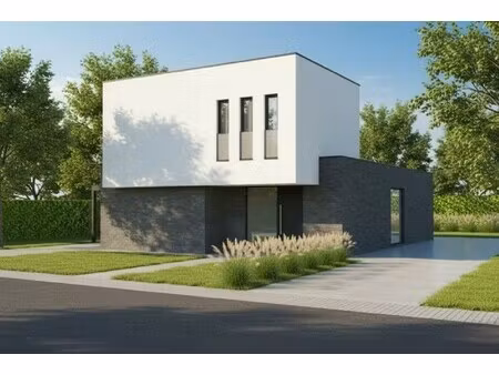 nieuw te bouwen alleenstaande woning te knesselare.