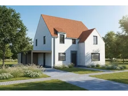 nieuw te bouwen alleenstaande woning te knesselare.