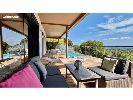 appartement 100 m² – vue panoramique – terrasse 60 m² – piscine – garage – les angles