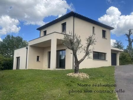 terrain avec maison neuve à vendre