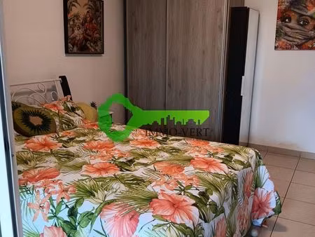 immo-vert  appartement t2 meublé  remire montjoly