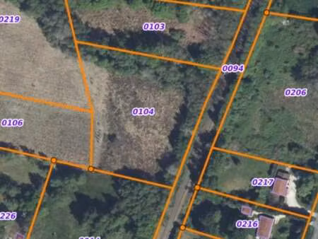 vente terrain à saint-jory-de-chalais (24800) : à vendre / 8172m² saint-jory-de-chalais
