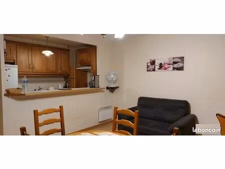a louer t2 meublé de 47m2 avec terrasse et parking privé