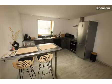 appartement 72 m² t3 avec garage 52 m²