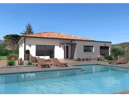 terrain avec maison neuve à vendre