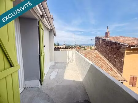calme  terrasse avec vue dégagée 