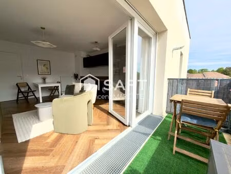 appartement cocooning avec balcon et 2 stationnements – résidence récente