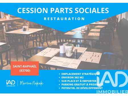 vente restaurant 362 m²